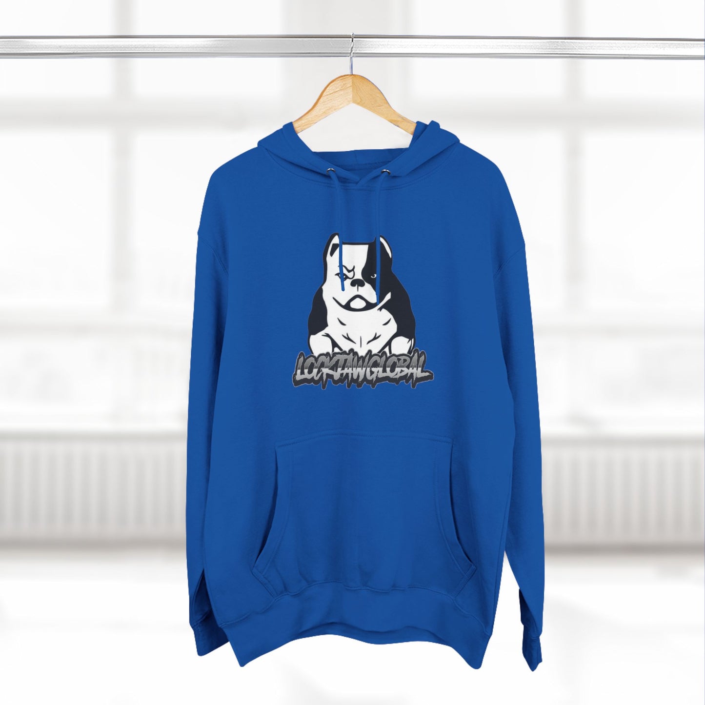 Three-Panel Fleece Hoodie