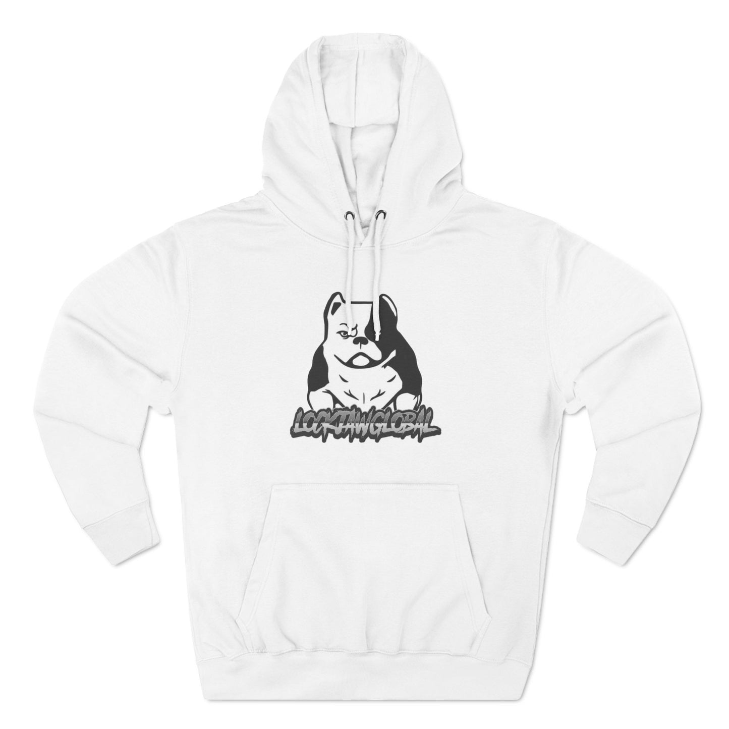 Three-Panel Fleece Hoodie