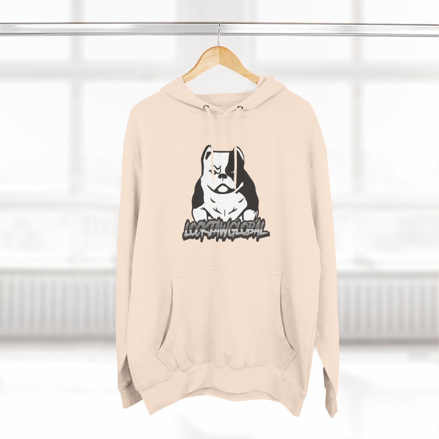 Three-Panel Fleece Hoodie