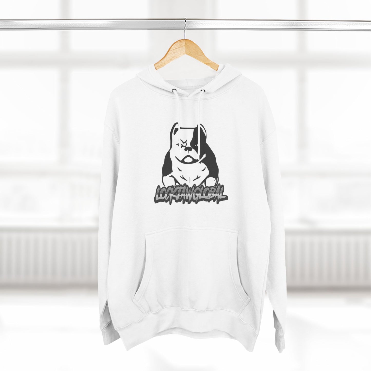 Three-Panel Fleece Hoodie