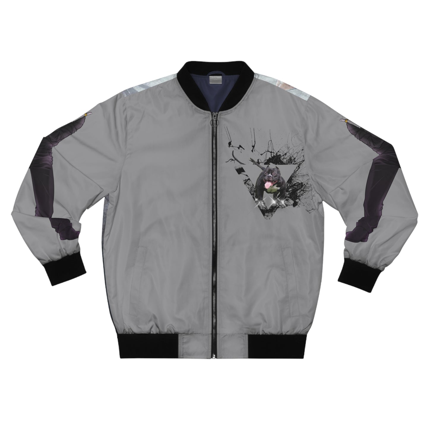 Men's AOP Bomber Jacket Bando piece