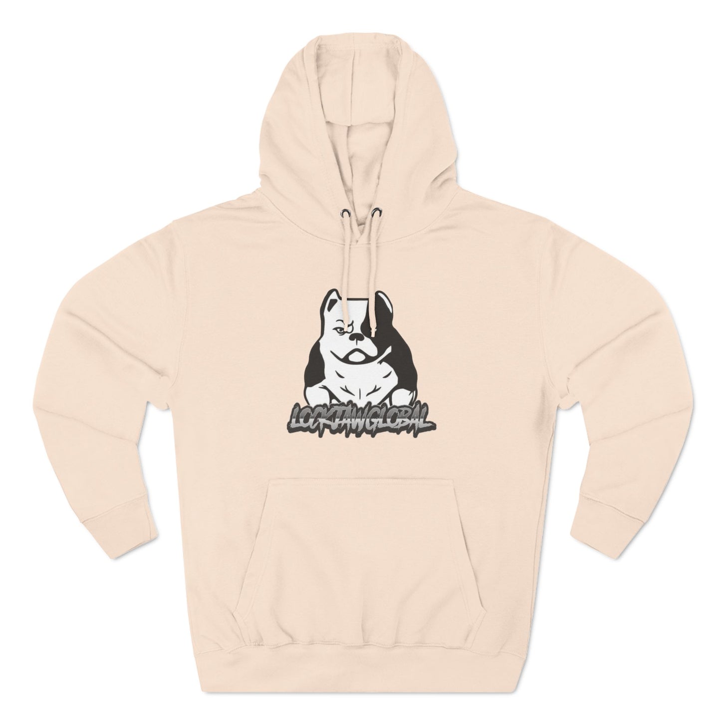 Three-Panel Fleece Hoodie