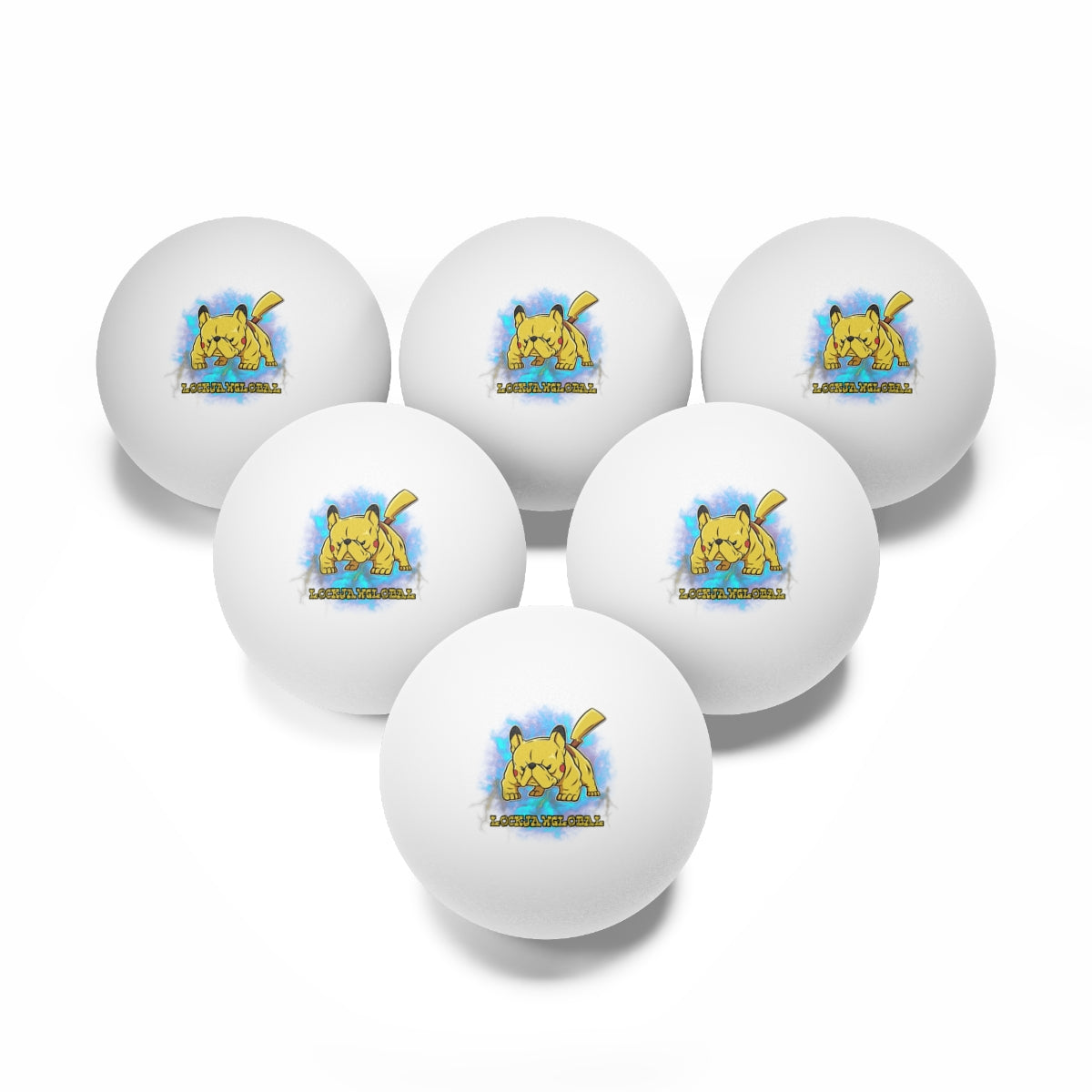 Ping Pong Balls, 6 pcs pikabull